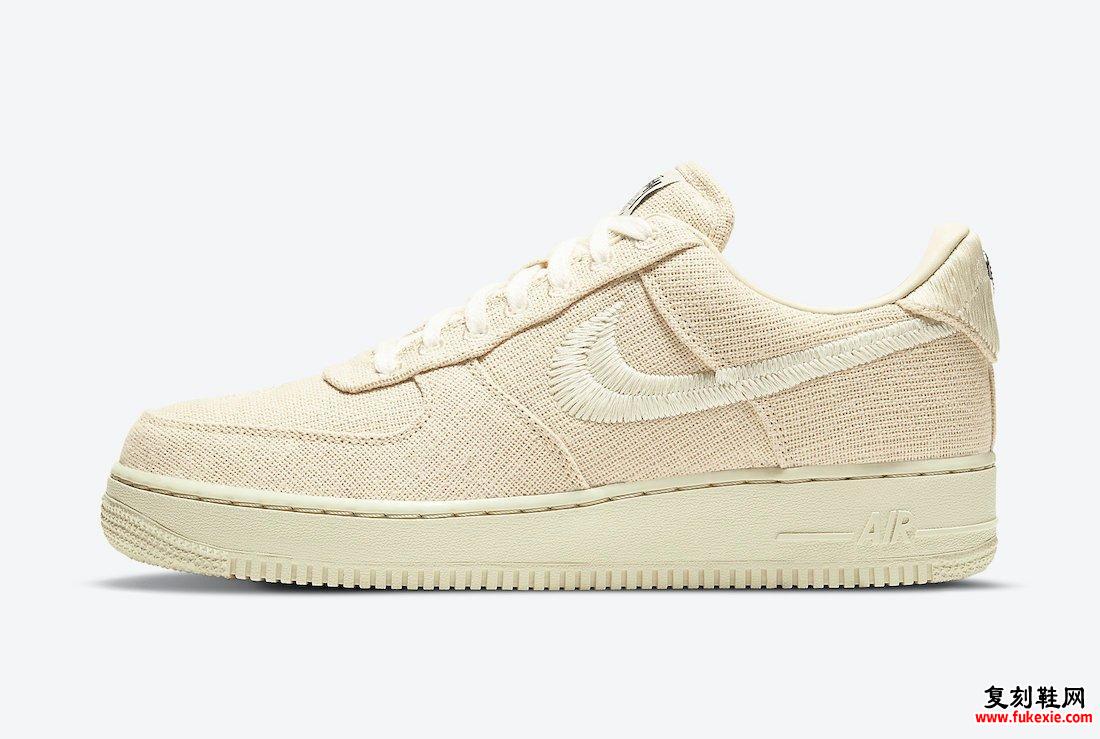 stussyxnikeairforce1low官方图片释出货号cz9084001200