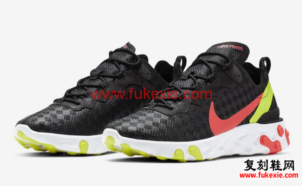 Nike React Element 55花纹配色谍照 Nike React Element 55花纹配色发售信息