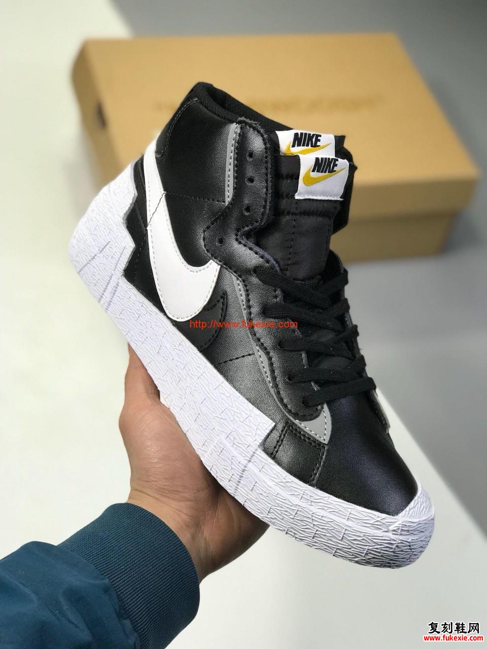 耐克sacai nike combine dunk blazer 联名杂交双钩运动鞋