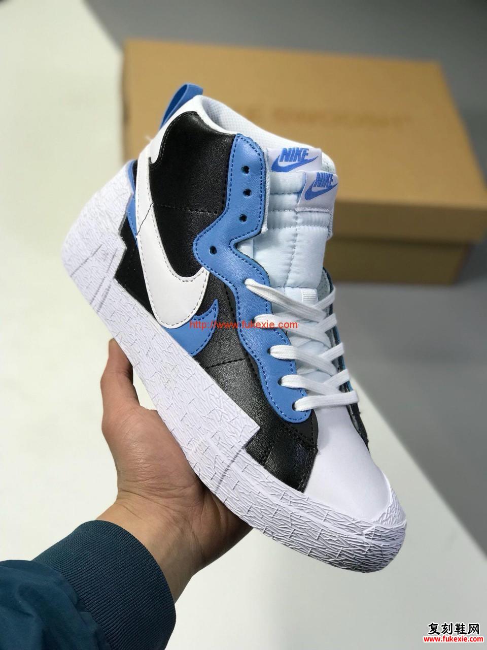 耐克sacai nike combine dunk blazer 联名杂交双钩运动鞋