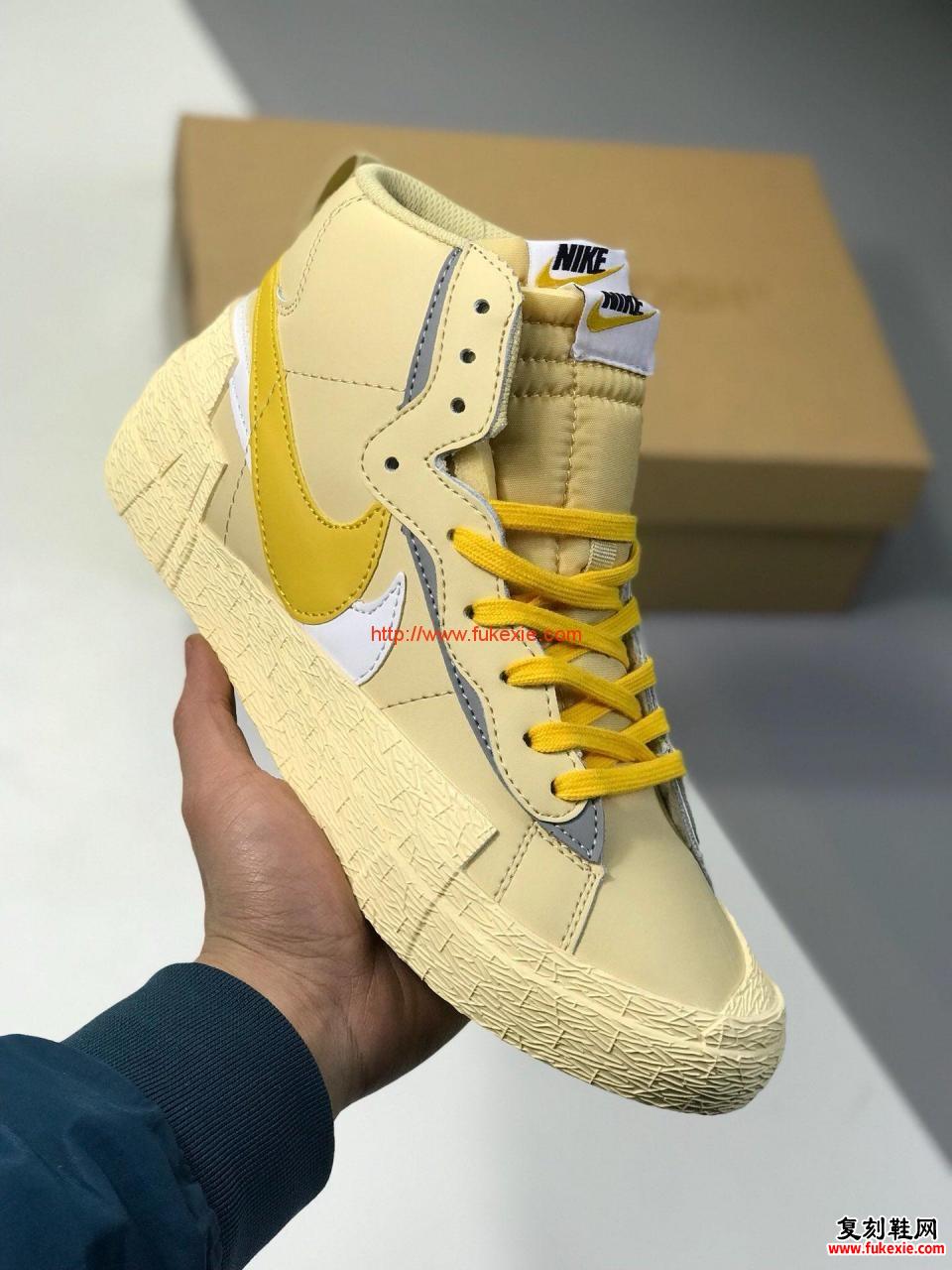 耐克sacai nike combine dunk blazer 联名杂交双钩运动鞋