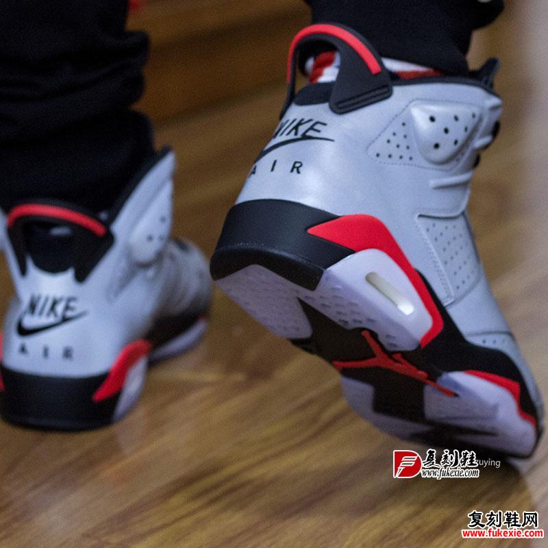 Air Jordan 6 “Reflective Silver” 货号:CI4072-001 - 莆田鞋