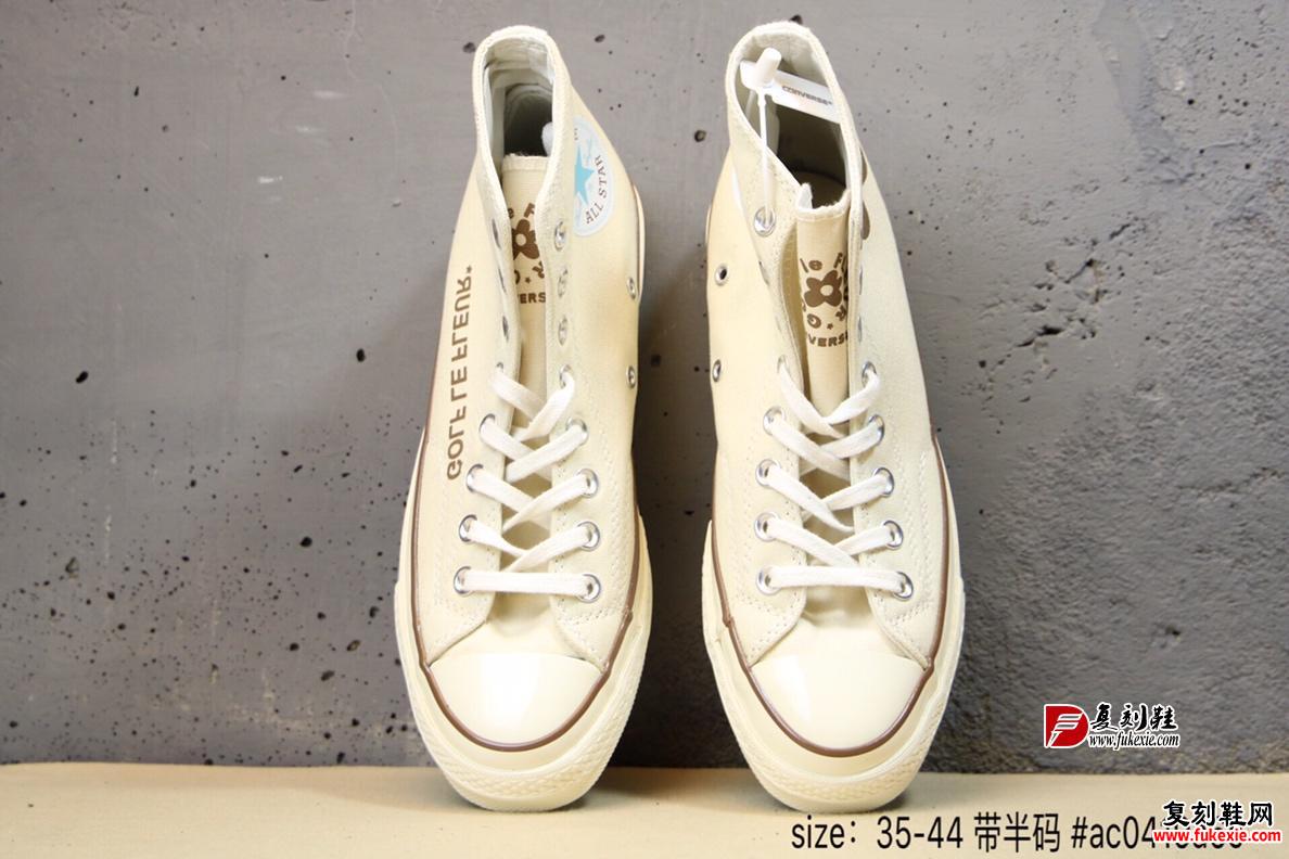 CONVERSE GOLF le FLEUR TTC匡威 小花 六代联名 Chuck 70 米白高