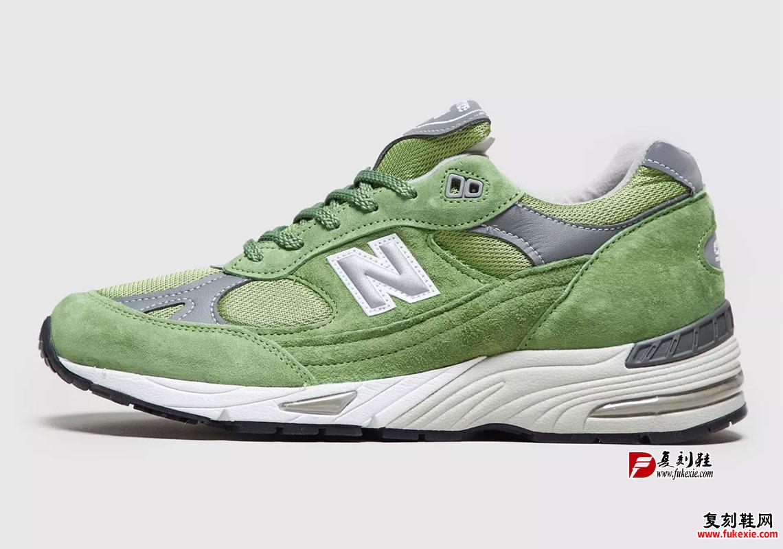 春日气息，New Balance 991 “Green Suede” 现已上架