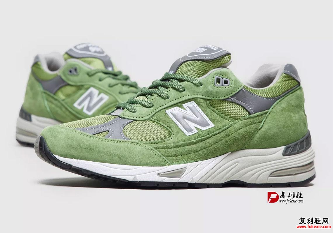 春日气息，New Balance 991 “Green Suede” 现已上架