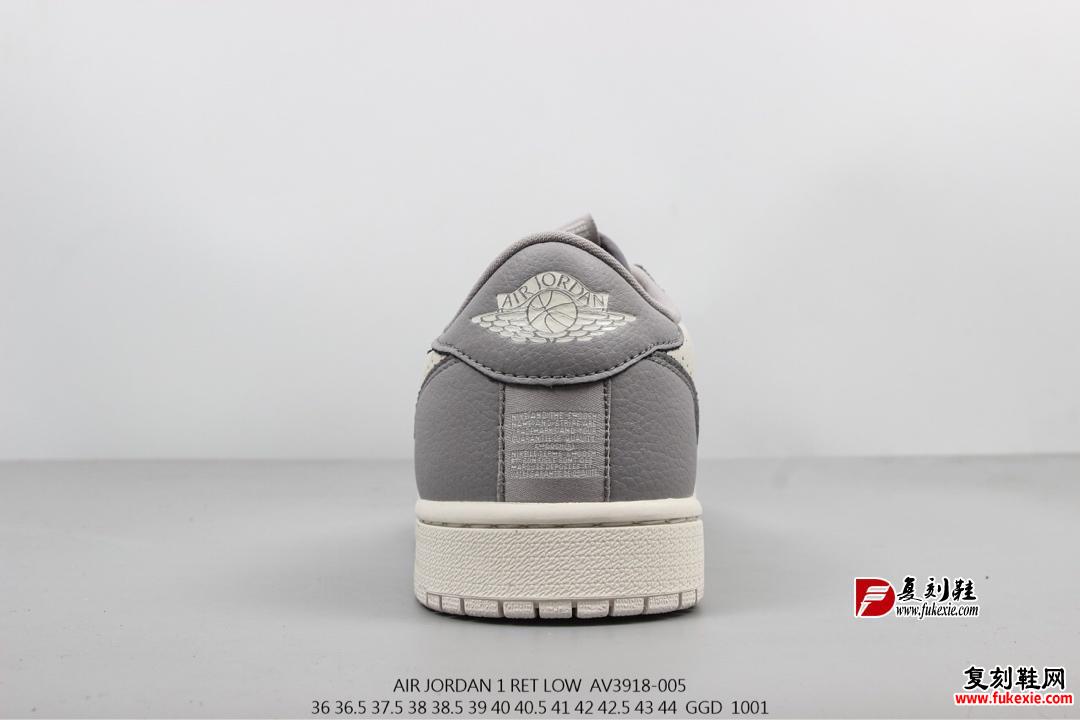 Air Jordan 1 Ret Low Slip 白灰 乔丹一代