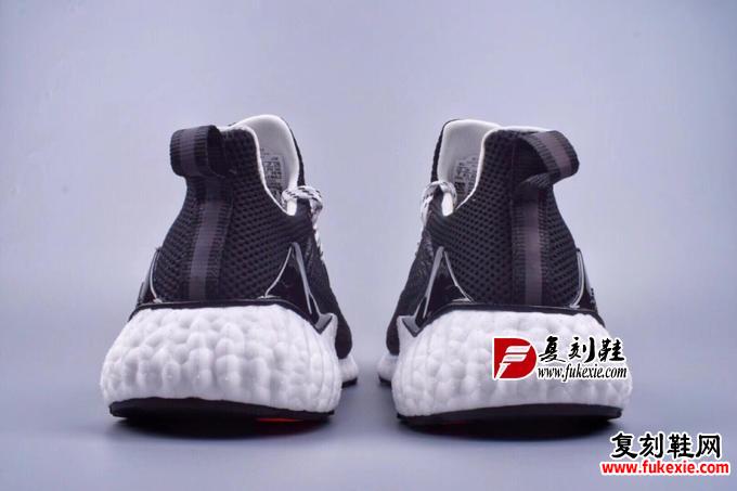 阿迪达斯Adidas Alphaboost System M 针织鞋面 阿尔法 真爆大底 爆米花材质休闲运动套脚慢跑鞋