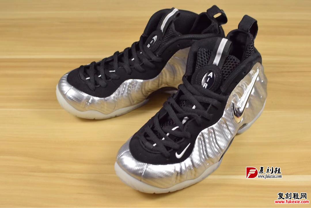 耐克Nike Air Foamposite Pro 椰子泡液态银喷泡