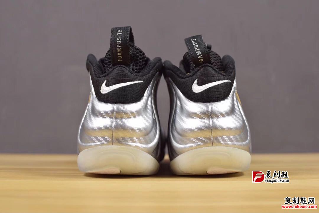 耐克Nike Air Foamposite Pro 椰子泡液态银喷泡