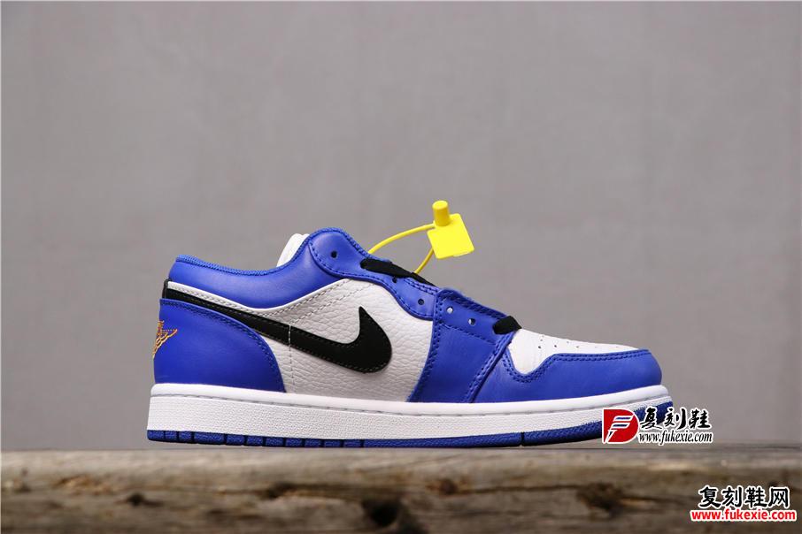 乔1低帮系列 Air Jordan 1 Low “Hyper Royal”小闪电