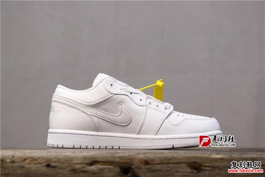 乔1 AJ1 Air Jordan 1 Low “Triple White”全白