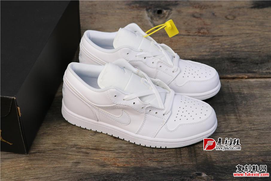 乔1 AJ1 Air Jordan 1 Low “Triple White”全白