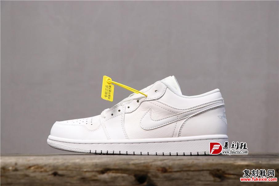 乔1 AJ1 Air Jordan 1 Low “Triple White”全白