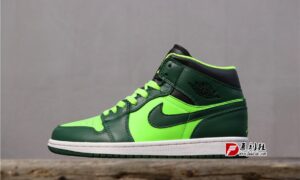 乔丹1代系列中帮 Air Jordan 1 Mid “Fluorescent Green
