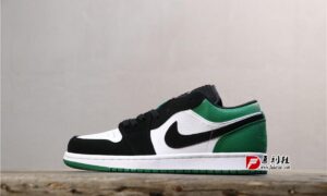 Air Jordan 1 Low "Mystic Green" 低帮白墨绿黑脚趾 复刻鞋 fukexie.com