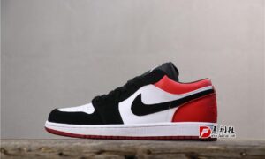 Air Jordan 1 Low “Black Toe” 低帮 复刻鞋 fukexie.com
