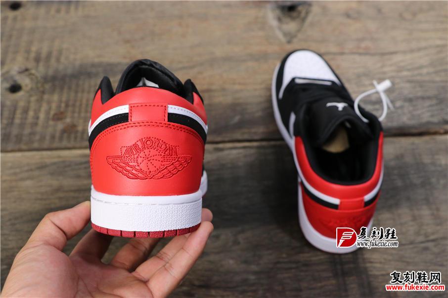  Air Jordan 1 Low “Black Toe” 低帮 复刻鞋 fukexie.com
