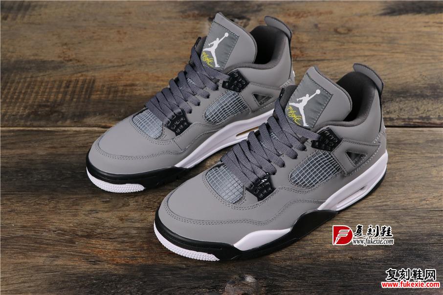 乔丹4 Air Jordan 4 Retro "Cool Grey" 复刻鞋 fukexie.com