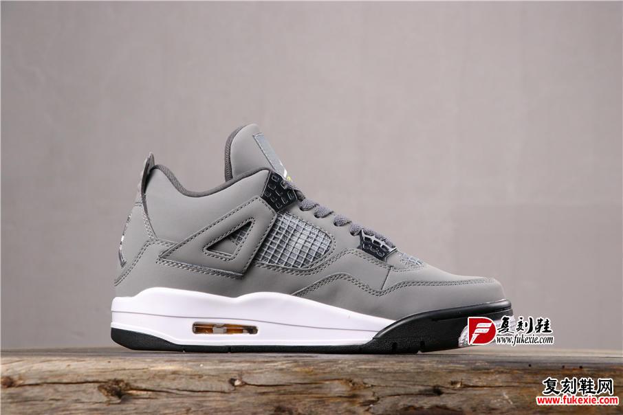 乔丹4 Air Jordan 4 Retro "Cool Grey" 复刻鞋 fukexie.com