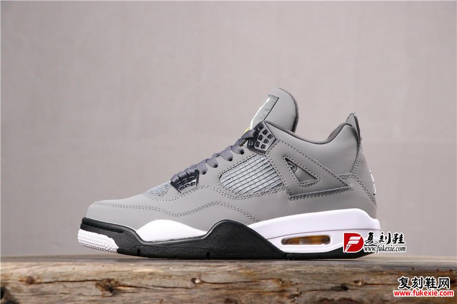 乔丹4 Air Jordan 4 Retro "Cool Grey" 复刻鞋 fukexie.com