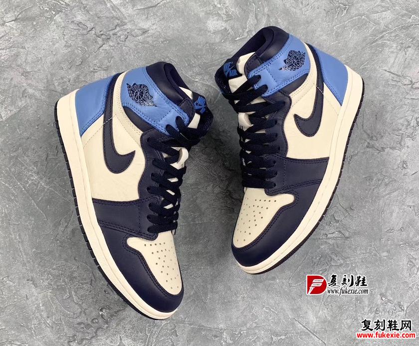 酷似全明星配色的 AJ 1 “Obsidian” 八月底登场 复刻鞋网 399.name