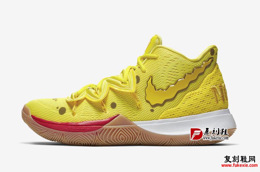 SpongeBob SquarePants x Nike Kyrie Pack 复刻鞋网 fukexie.com