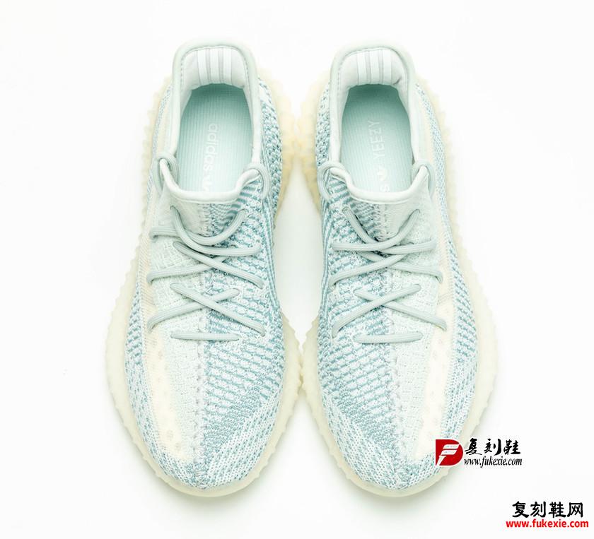 adidas Yeezy Boost 350 V2 Cloud White FW3042复刻鞋网 fukexie.com