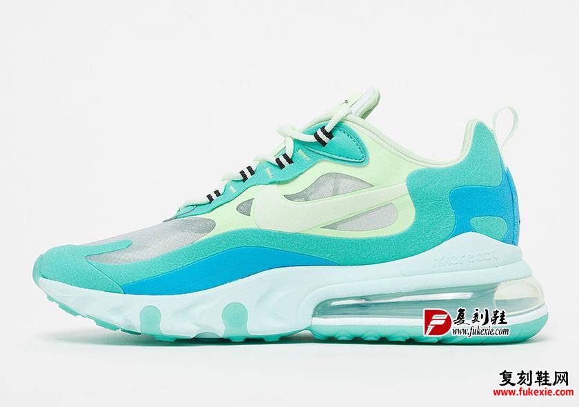 Nike Air Max 270 React Hyper Jade AO4971-301 Release Date 复刻鞋网 fukexie.com