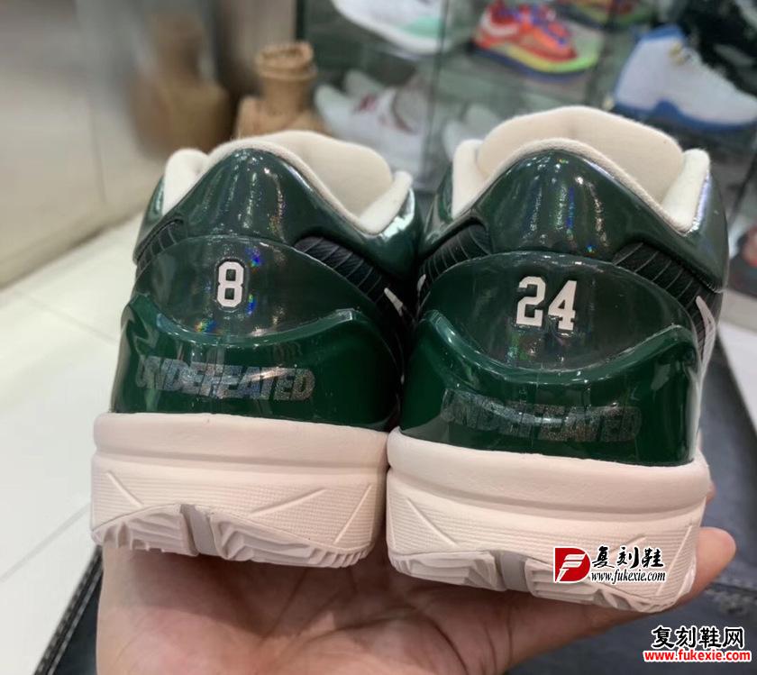 Undefeated Nike Kobe 4 Protro Fir Green CQ3869-301 Release Date 复刻鞋网 fukexie.com