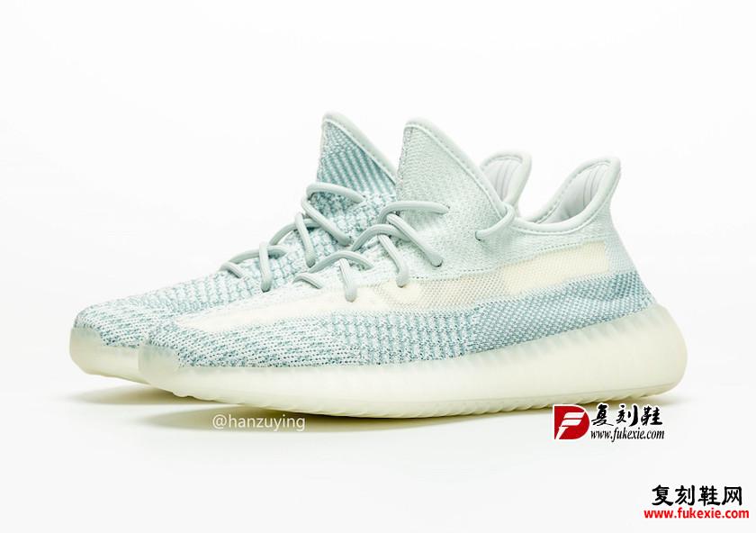 adidas Yeezy Boost 350 V2 Cloud White FW3042复刻鞋网 fukexie.com