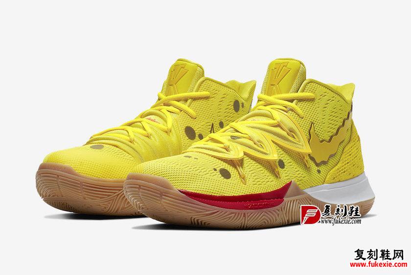 SpongeBob SquarePants x Nike Kyrie Pack 复刻鞋网 fukexie.com