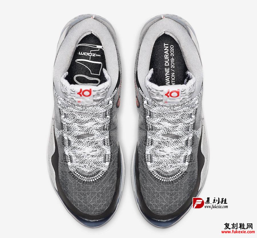 Nike KD 12 Black Cement AR4230-002复刻鞋网 fukexie.com