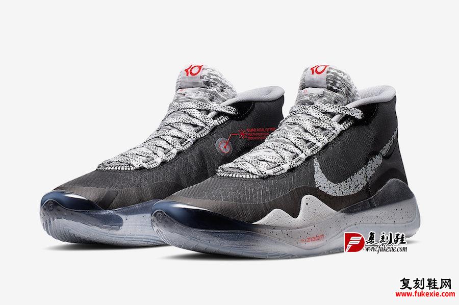 Nike KD 12 Black Cement AR4230-002复刻鞋网 fukexie.com