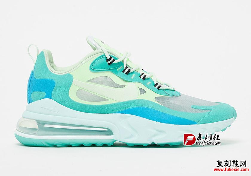 Nike Air Max 270 React Hyper Jade AO4971-301 Release Date 复刻鞋网 fukexie.com