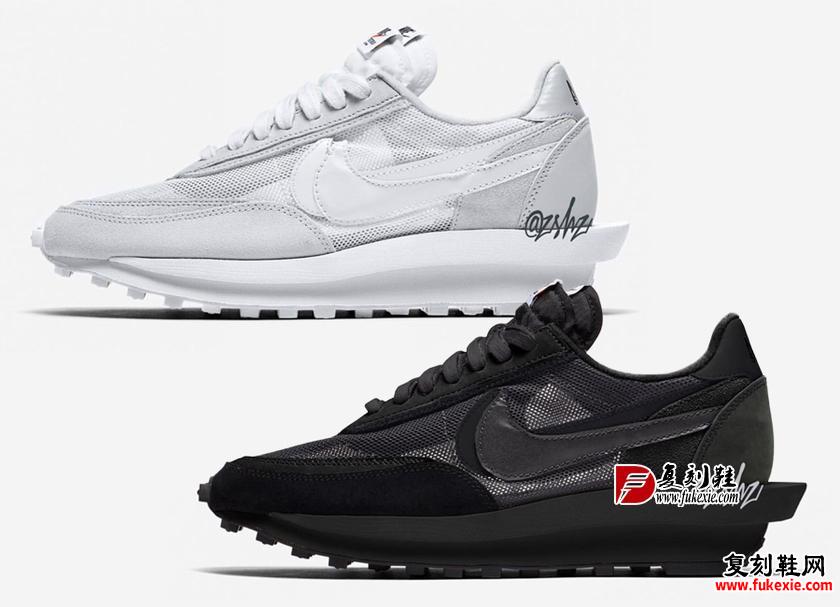 Sacai Nike LDWaffle Black BV0073-002 BV0073-101 复刻鞋网 fukexie.com