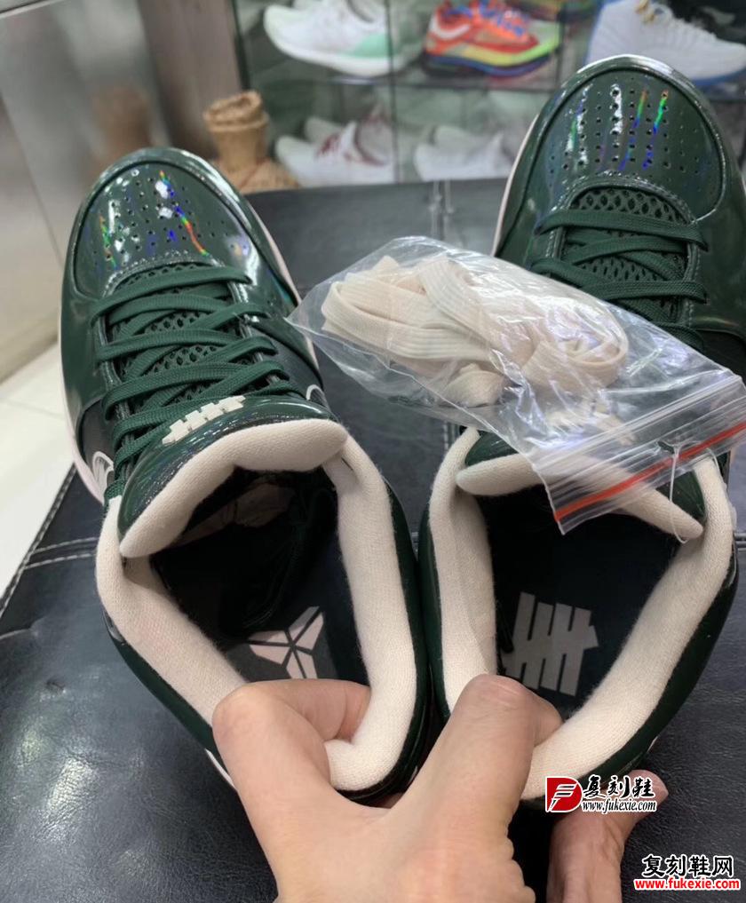 Undefeated Nike Kobe 4 Protro Fir Green CQ3869-301 Release Date 复刻鞋网 fukexie.com