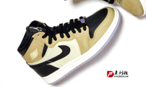Air Jordan 1 High Premium WMNS Black Fossil Pale Ivory AH7389-003åå¸æ¥æ