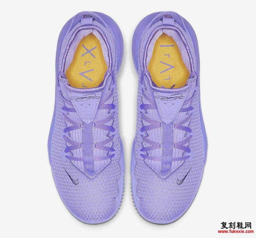 Nike LeBron 16 Low Purple CI2668-500复刻鞋网 fukexie.com