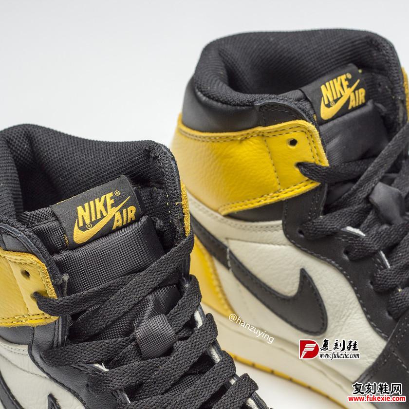 Air Jordan 1 “Yellow Toe”货号：AR1020-700 2019年秋发售 复刻鞋网 fukexie.com