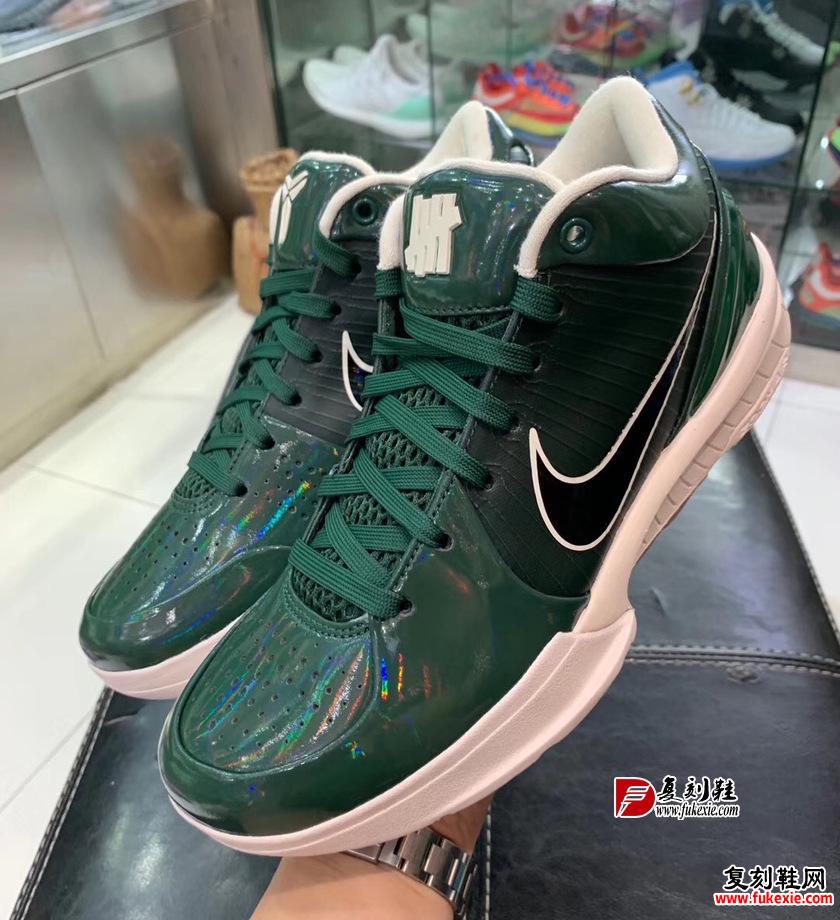 Undefeated Nike Kobe 4 Protro Fir Green CQ3869-301 Release Date 复刻鞋网 fukexie.com