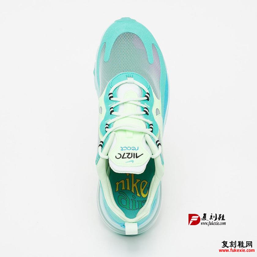 Nike Air Max 270 React Hyper Jade AO4971-301 Release Date 复刻鞋网 fukexie.com