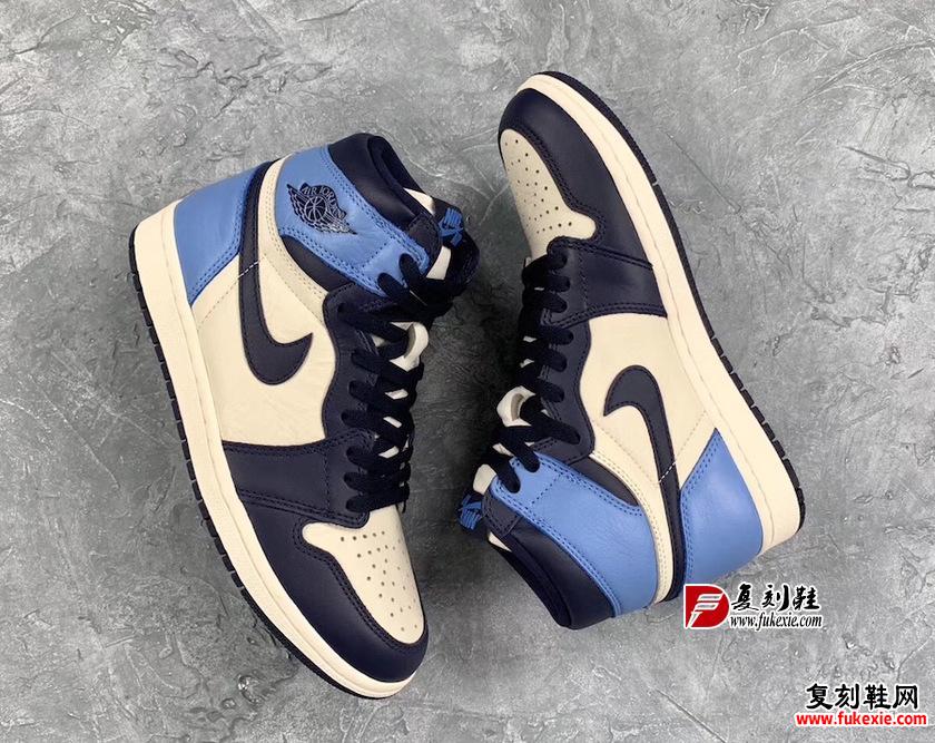 酷似全明星配色的 AJ 1 “Obsidian” 八月底登场 复刻鞋网 399.name