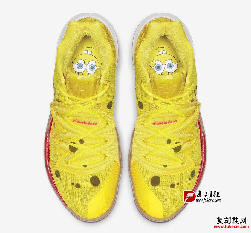 SpongeBob SquarePants x Nike Kyrie Pack 复刻鞋网 fukexie.com