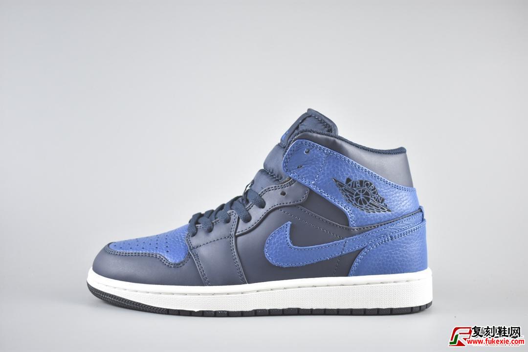 Nike Air Jordan Mid 皇家蓝货号:554724-412 | 复刻鞋网 fukexie.com