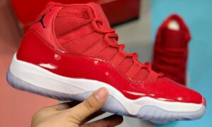 Air Jordan 11“Gym Red”大红 强势回归 完美鞋型细节货号：378037-623 | 复刻鞋网 fukexie.com