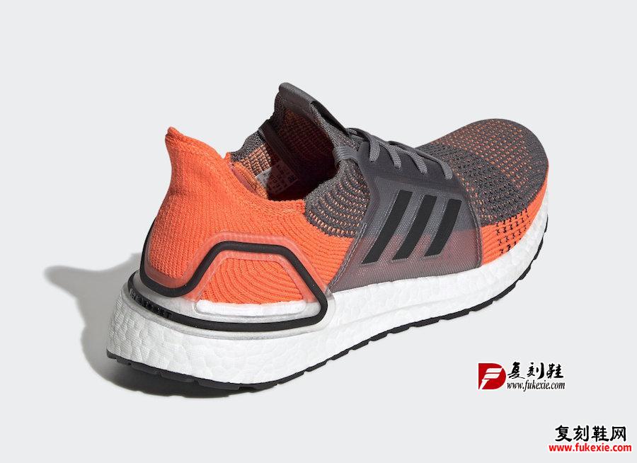 Ultra Boost 19,UB19,adidas,发售,  亮眼珊瑚橙装扮！Ultra Boost 19 全新配色即将发售 复刻鞋网 fukexie.com