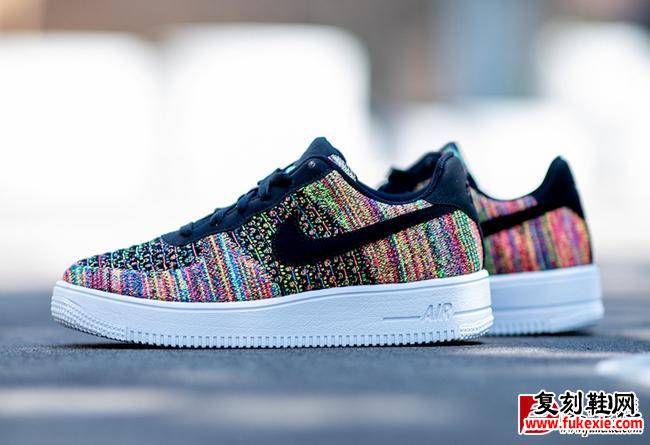 Air Force 1,AF1,Nike,发售,BV0063  高人气彩虹编织！Air Force 1 Flyknit 2.0 全新配色即将发售|复刻鞋网 fukexie.com