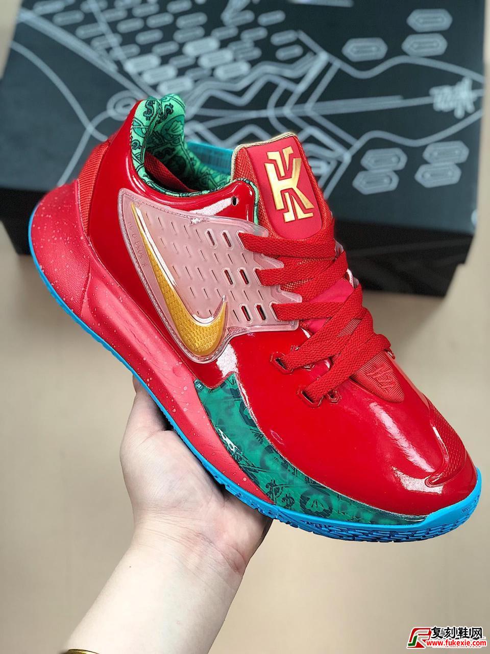 Nike KYRIE Low 2 欧文海绵宝宝 蟹老板配色货号：CJ6952-600 | 复刻鞋网 fukexie.com