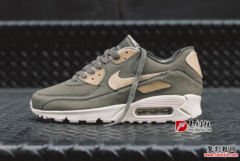 Maharishi x Nike Air Max 90“Maha Olive”发售日期：2019年8月22日 莆田鞋网 399.name