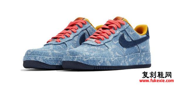 这两双 Levi’s x Nike Air Force 1 将于 8 月 26 日正式开售，不要再错过了| 复刻鞋网 fukexie.com